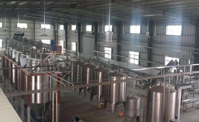 酵素粉劑、含片與液體生產(chǎn)線實例